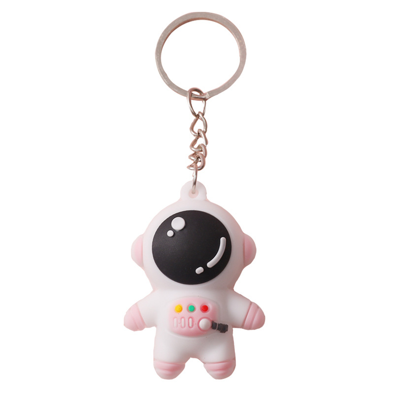 Cartoon Astronaut Keychain Astronaut Decoration Key Chain Small Accessories Student Cute Mobile Phone Bag Pendant