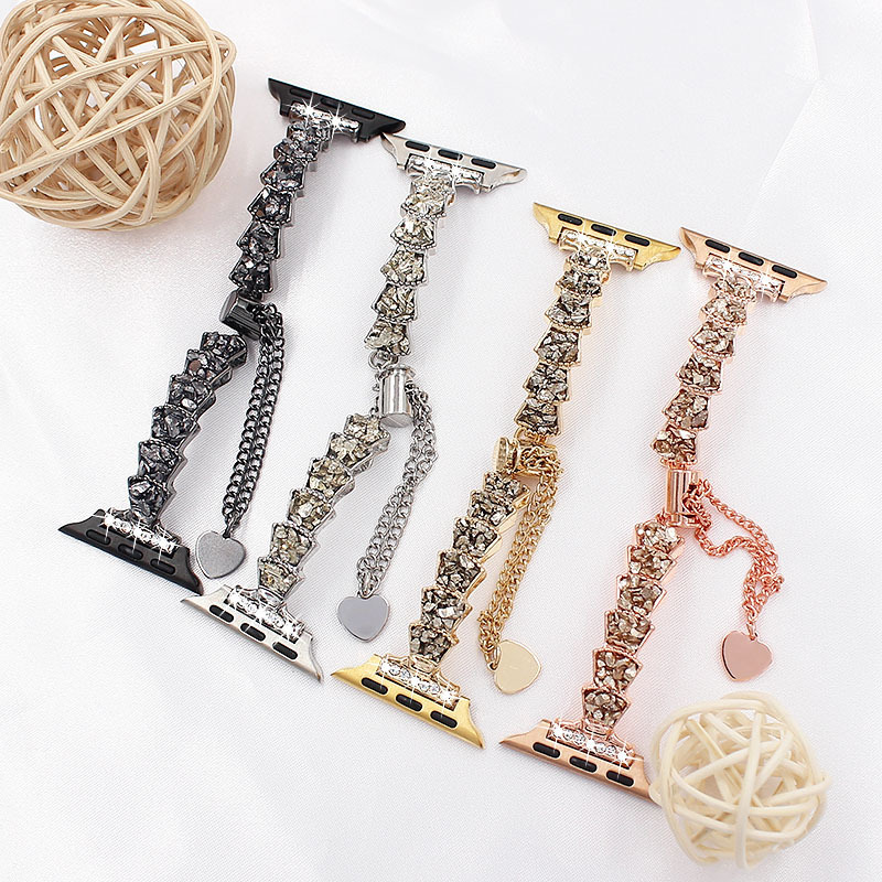 Big Sale Suitable for Apple Watch Steel Strap Iwatch45678/Se Generation Smart Watch Strap New Bracelet Leather Rope Hand