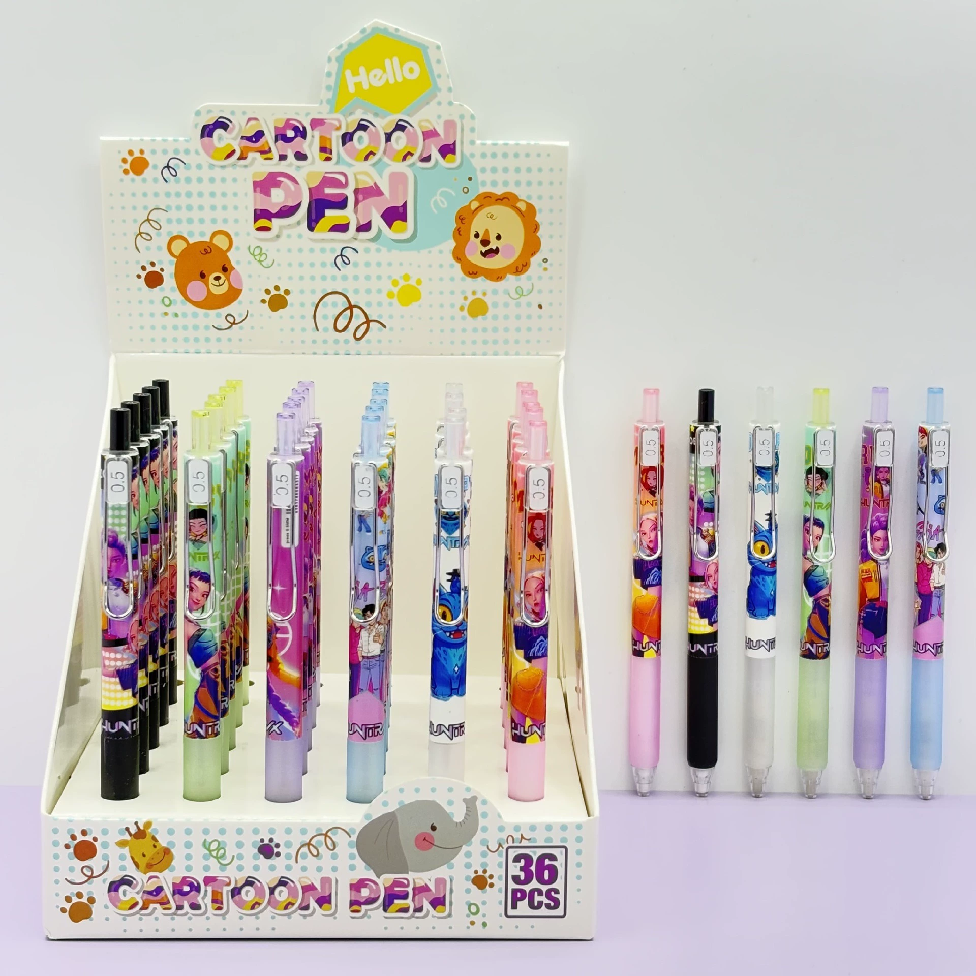 Stationery, set, cartoon ruler for students, new collection