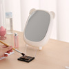 Net red makeup mirror can hang the bathroom beauty mirror desktop tabletop makeup mirror cartoon rabbit ears student dormitory mirror