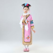 儿童古装清朝格格服装宫满族廷公主表演服幼儿园演出服影楼摄影服
