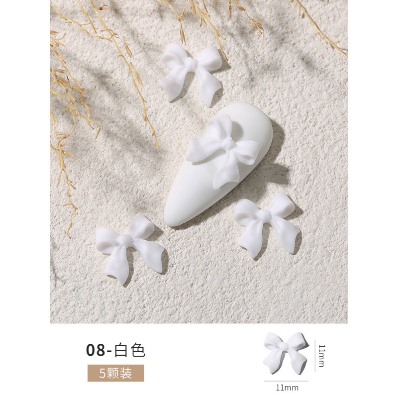 Red arco rojo joyas de manicura 2021 nuevo libro rojo tridimensional estilo japonés uñas accesorios de decoración de la caja del teléfono