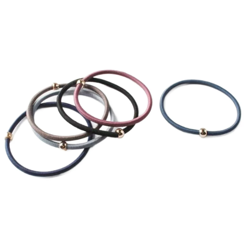 Черная базовая крышка для Hair rope canned, набор из пряжи, корейский стиль, простой и элегантный дизайн, оптовая продажа