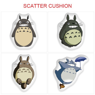 Totoro anime peripheral gift pillow cushion supply factory direct special-shaped pillow