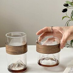 スナップオンマウンテンビープロダクツガラスティーカップガラス単層ウォーターカップオフィスティーカップホームマウンテンビープロダクツ
