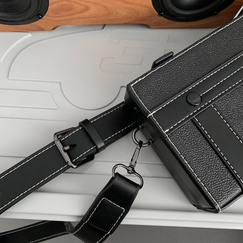 Box Bag Men's New Trendy Cool Small Square Bag Fashionable Casual Styling Bag Personalized Trendy Brand Mobile Phone Crossbody Bag_voghion.com