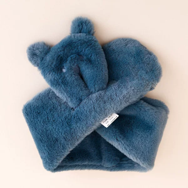 Blue, with little bears