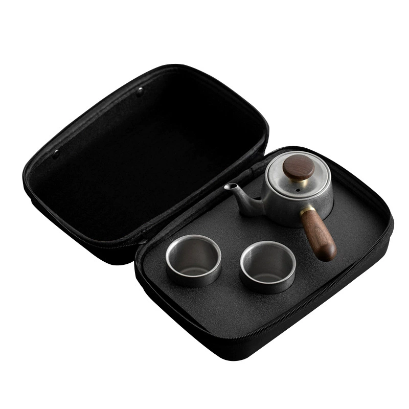 Travel tea set, handheld coffee teapot for traveling