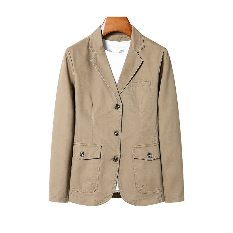 Men's autumn classic suit jacket, plus size