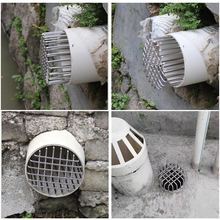 304不锈钢排水管下水道过滤网罩防鼠蛇天台阳台圆形防堵地漏