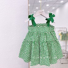 女童夏装吊带连衣裙2021新款儿童洋气无袖背带裙宝宝夏季公主裙潮