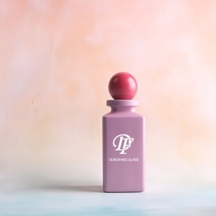 100ml square perfume spray glass bottle bayonet luxury sub-bottle large capacity right angle perfume glass empty bottle