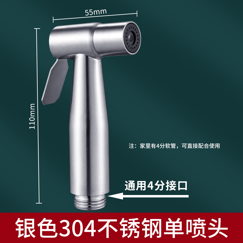 304 스테인레스 스틸 실버 스프레이 건