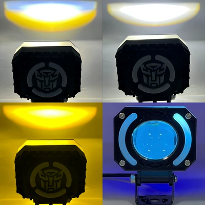 Motorcycle headlights, headlights with Integrated High and Low