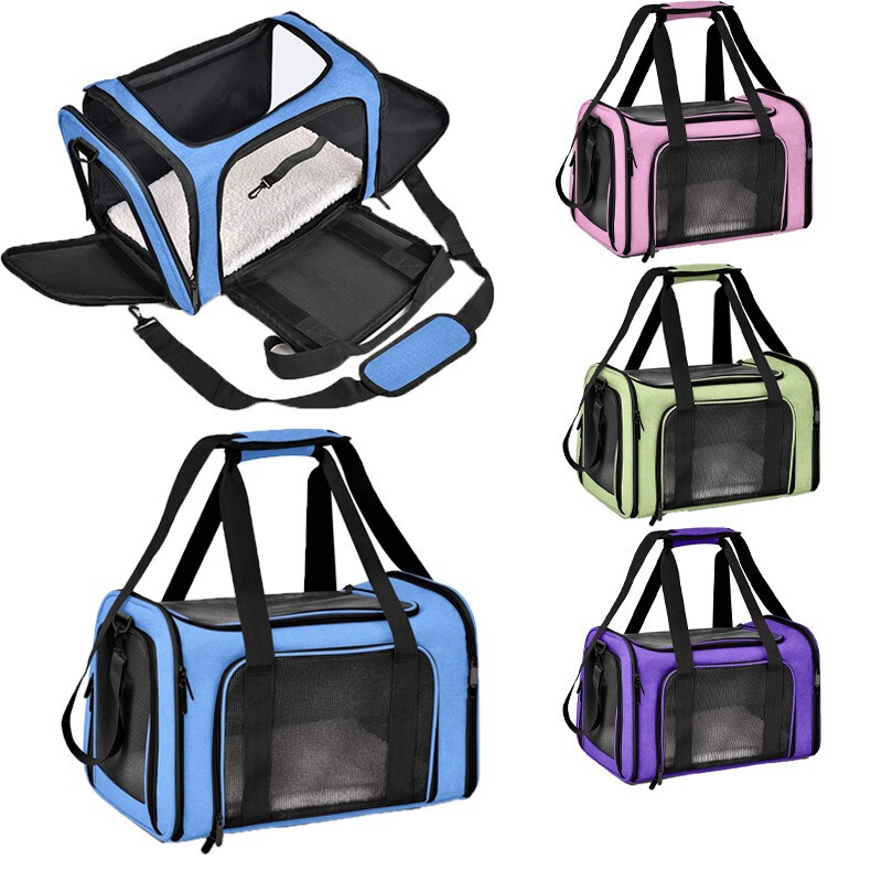 Cat Bag, Summer Portable Breathable Pet Travel Bag, Small Dog and Cat Travel Bag, Portable Car Pet Bag