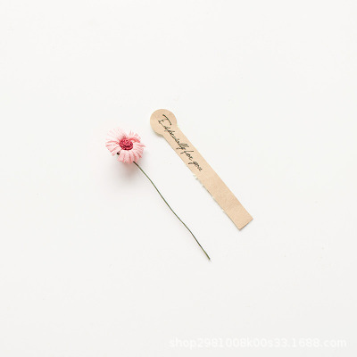 Pink Daisy Dried Flower Sealing Paste * Figure