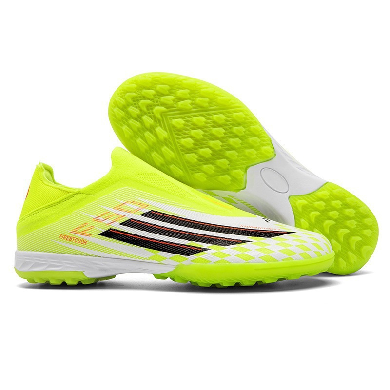 Zapatillas de Fútbol para Entrenamiento en Césped Tacos AG TF Tejido Volador Ligero para Césped Natural y Artificial