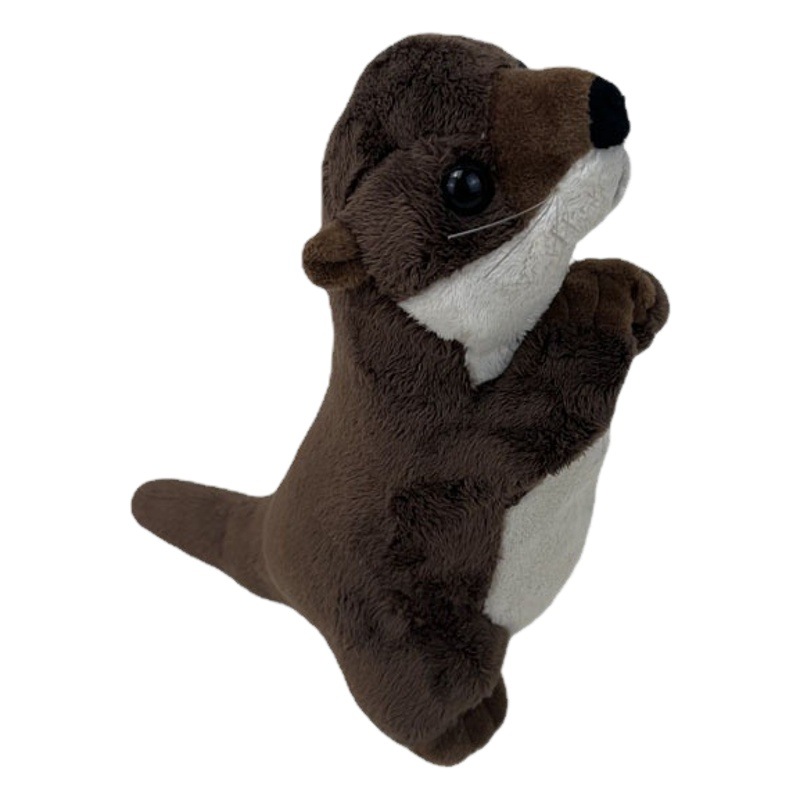 Peluche de Nutria en Oración con los Ojos Abiertos, Simulación Realista, Almohada de Animal, en Existencia, Venta al por Mayor, Muñeco de Nutria Adorable, Dropshipping