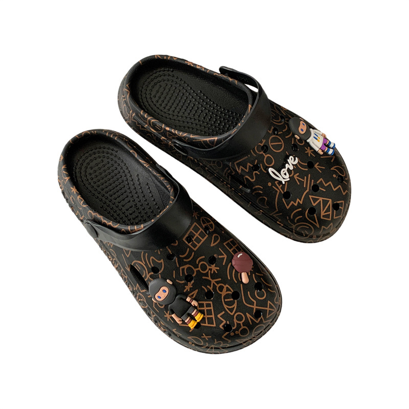 Zuecos de verano 2025 con suela suave que se siente como pisar una excremento, zapatos de jardín casuales y modernos para parejas, unisex.