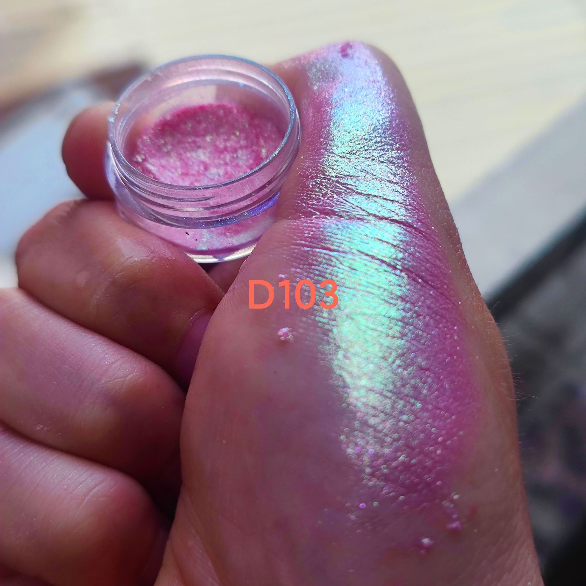 跨境供应新品multichrome pigment极光幻彩变色龙偏光珠光粉 0.2g