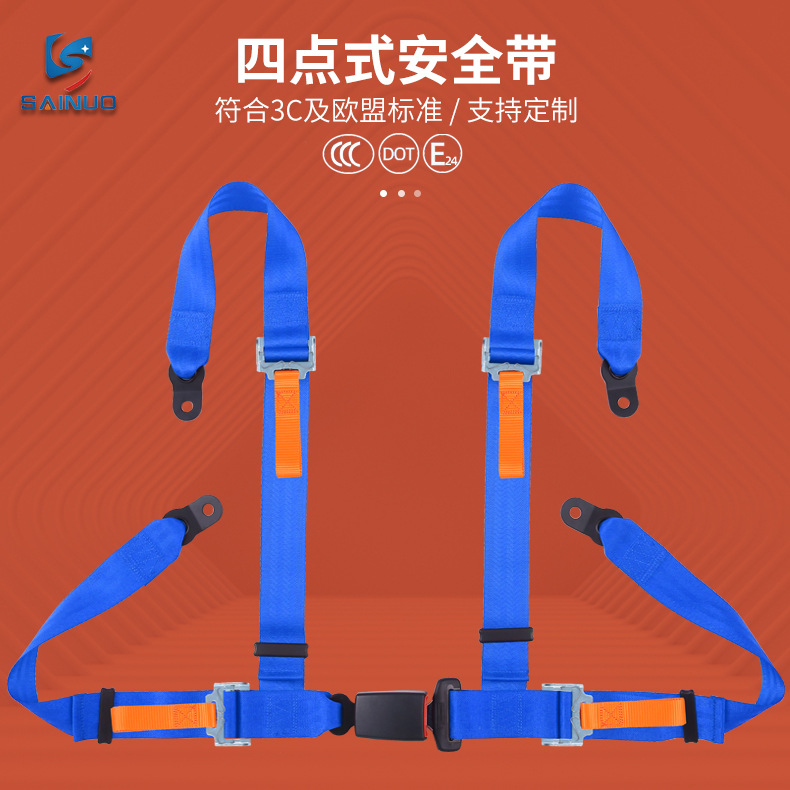 Sainuo – Car seat belt 4-Point Racing - snj4a02-blue