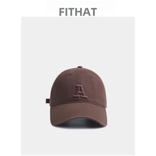 Korean Embroidered A-letter Cap for Women, Soft Top, Face-Smoothing, Versatile Casual, Japanese Style, Duckbill Hat for Men, Ins Trendy Brand