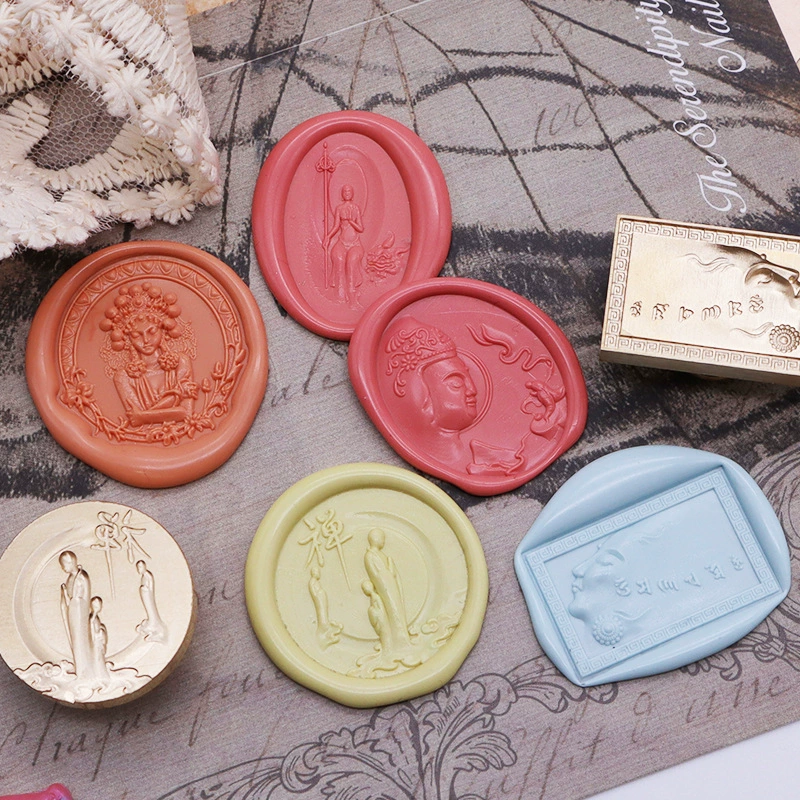 [LAN lime] Фарфор лак seal бронзовый - формованный embossed трехмерный многослойный матовый персонаж древний стиль серия рукописи