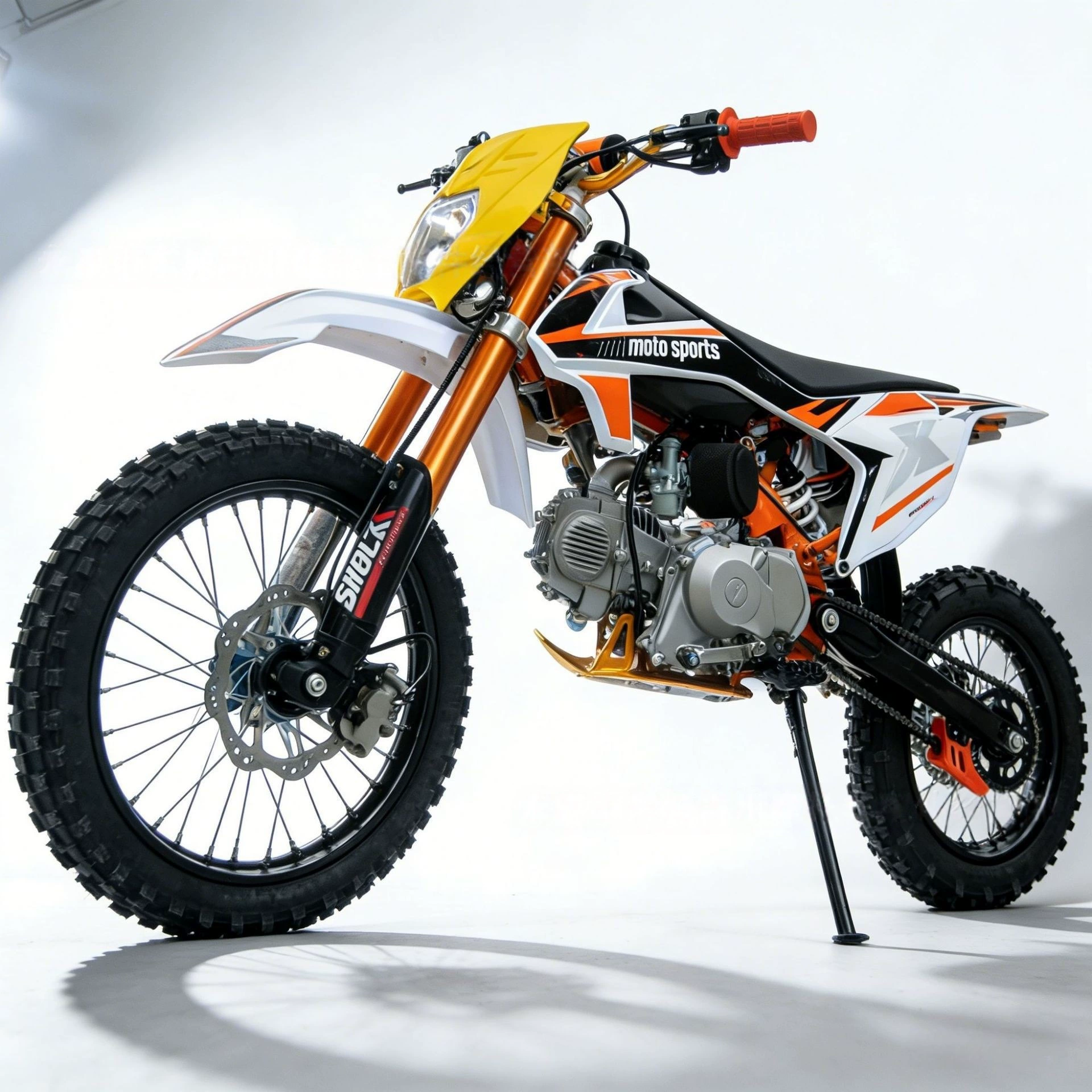 Всего на стиле мотоцикл 150cc горный внедорожник двухколесный мотоцикл двойная балка высокого конфигурирования профессиональный крупный внедорожник