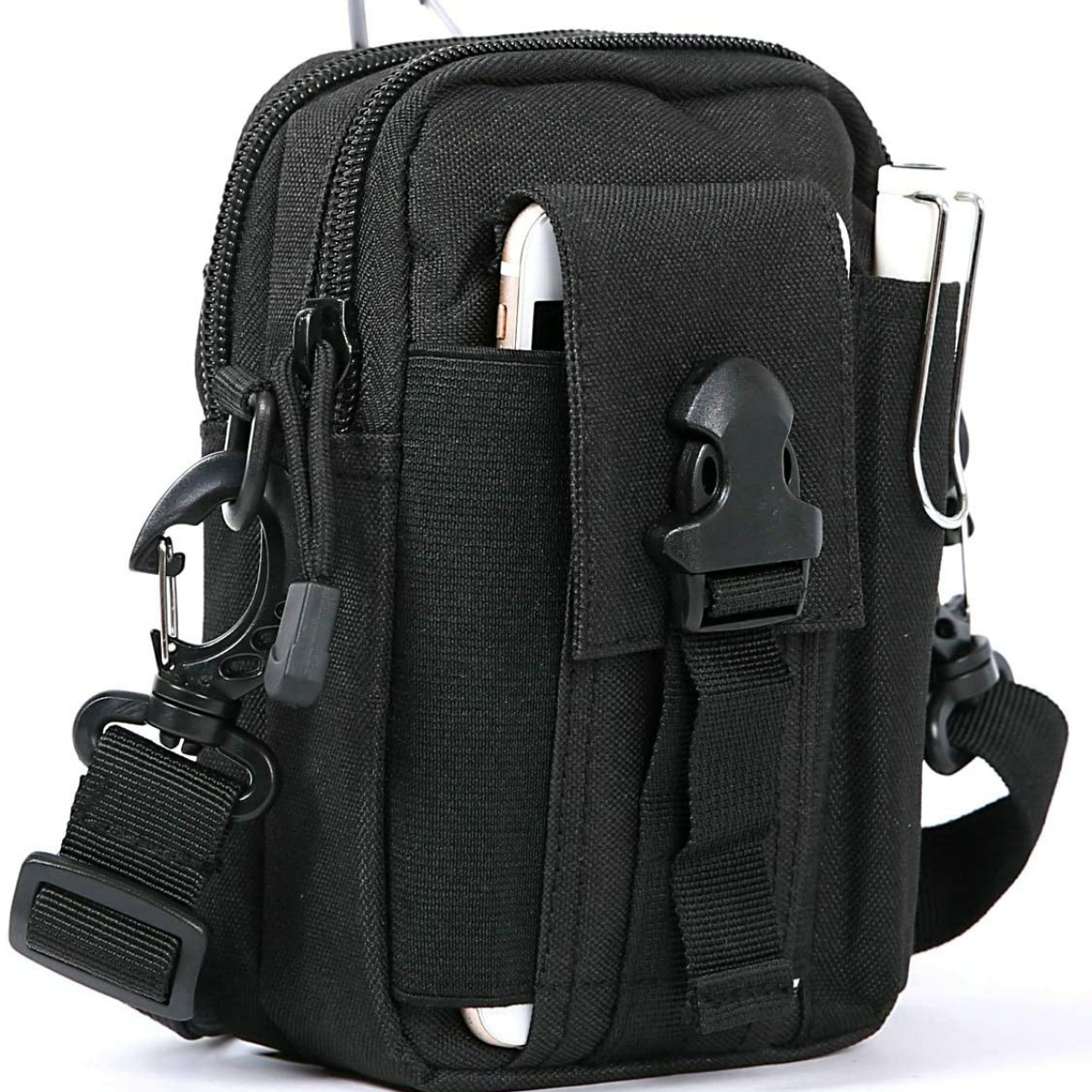 MOLLE tactical waist pack for cross-border military enthusiasts, mobile phone holder, outdoor sports and leisure belt shoulder crossbody waist pack