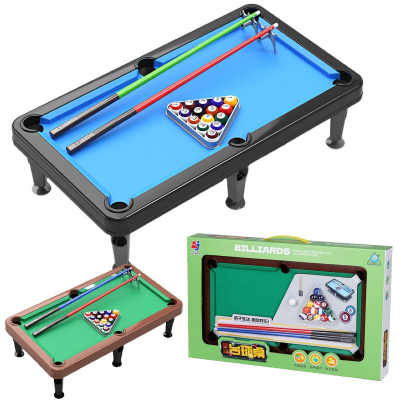 43cm fun simulation pool table 778-101 parent-child interactive desktop game children's educational toys