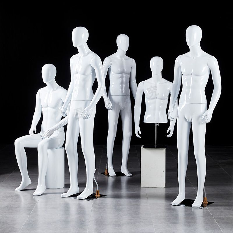 Modelo masculino accesorios cuerpo humano maniquí de plástico plataforma tienda de ropa masculina ventana de ropa disparar modelo de exhibición de ropa