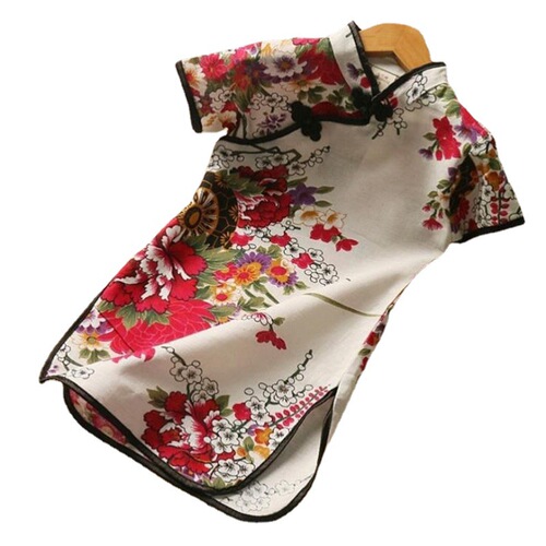 Ladies' Children's Summer Dress, Qipao Princess Dress, Chinese Style, Retro Fashion, One Piece Dropshipping