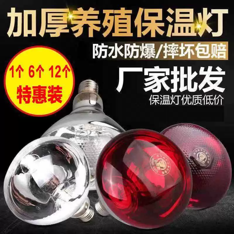 Pig's insulation lamp breeding heating lamp Chicken Roasted Light Board Board Board Pig Bubble Bubble Pig Farm Breeding