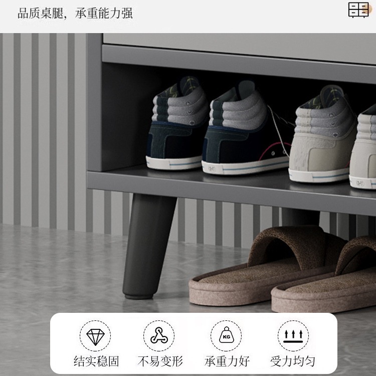 2026 nuevo gabinete de zapatos puerta de entrada doméstica estante de zapatos pequeño armario portable simple estante de zapatos armario image 5