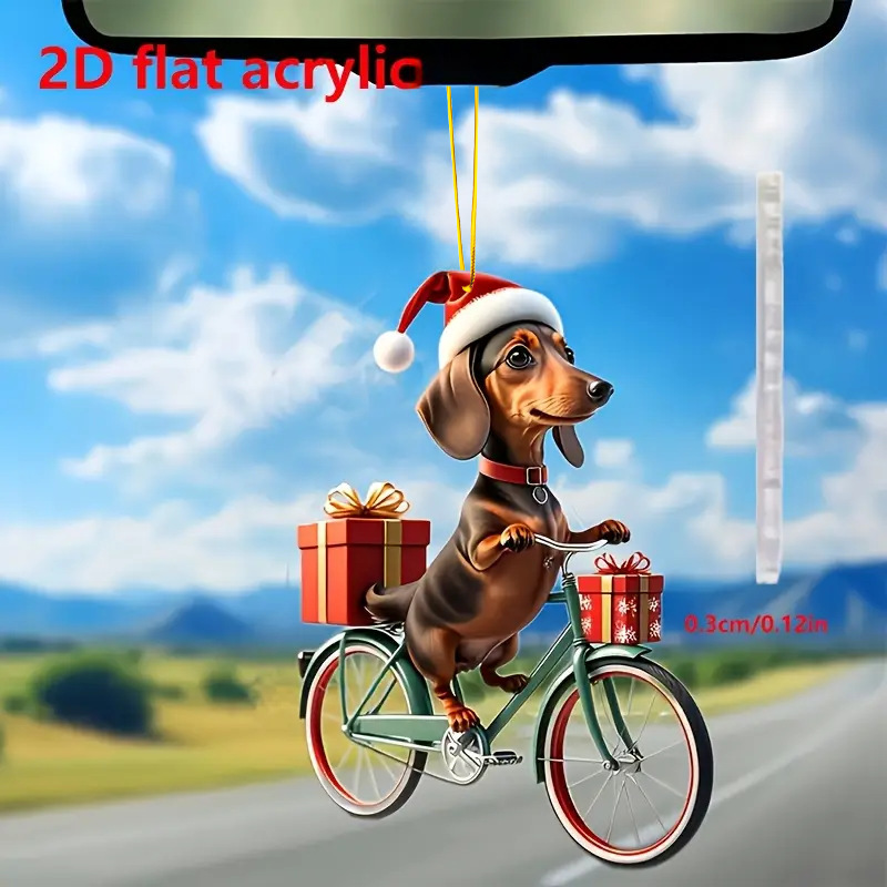 友情についてのクロスボーダークリスマスアクリルフラットペンダントクリスマスツリー装飾ペンダント2Dカーペンダント|undefined
