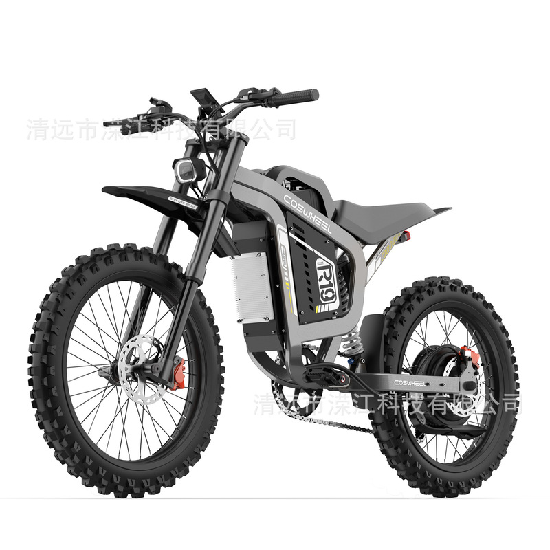 19inch Large Capacity E-Bike Electric Motorcycle Off-Road Electric Bicycle 6000W72V Oil Brake Mountain Bike