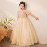 Весеннее вечернее платье, наряд маленькой принцессы, юбка, наряд для музыкальных выступлений, яркий броский стиль, благородный крой