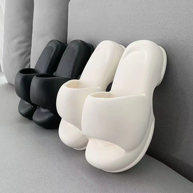 2025 Summer Fashion Ins Trendy Outdoor Solid Color Ultra-High Heel Women's Sandals Indoor Eva Comfortable Slippers