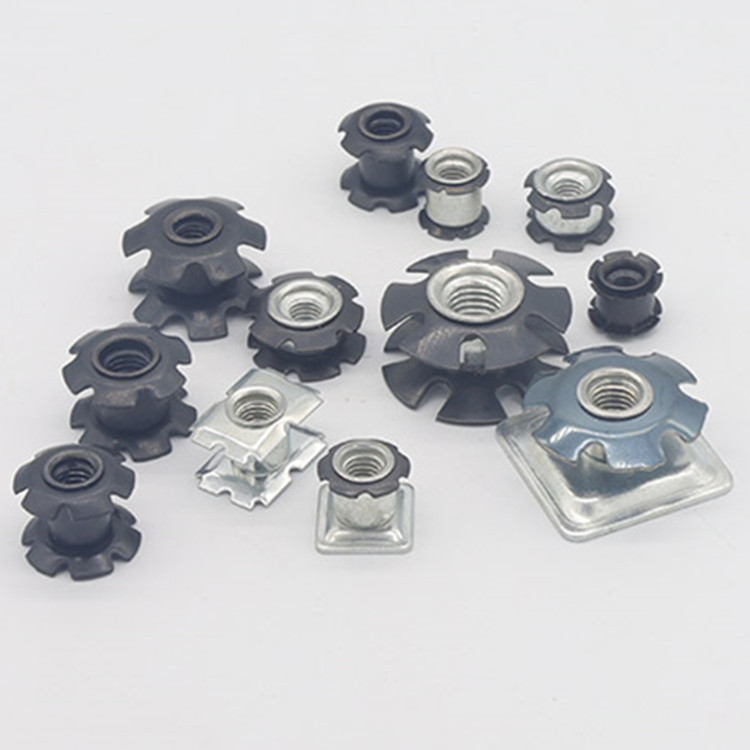 梅花弹片 灯饰螺母 铁内塞 管内螺母 梅花压母