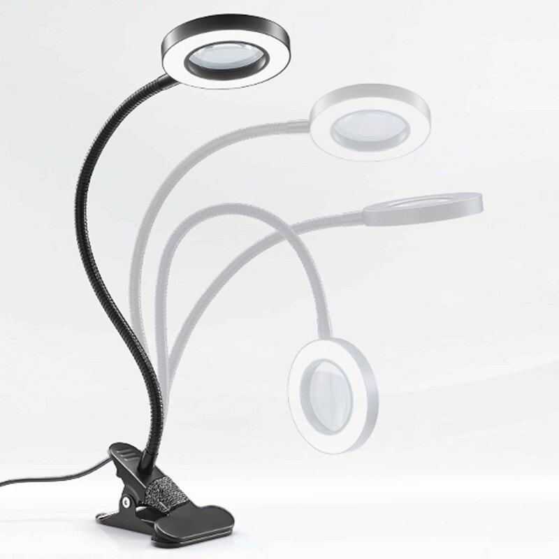 Light-filling magnifying mirror lamp LED desk lamp eye-protecting reading and learning lamp special clip lamp for beauty nail art tattoo eyebrow tattoo Light-filling magnifying mirror lamp LED desk lamp eye-protecting reading and learning lamp special clip lamp for beauty nail art tattoo eyebrow tattoo