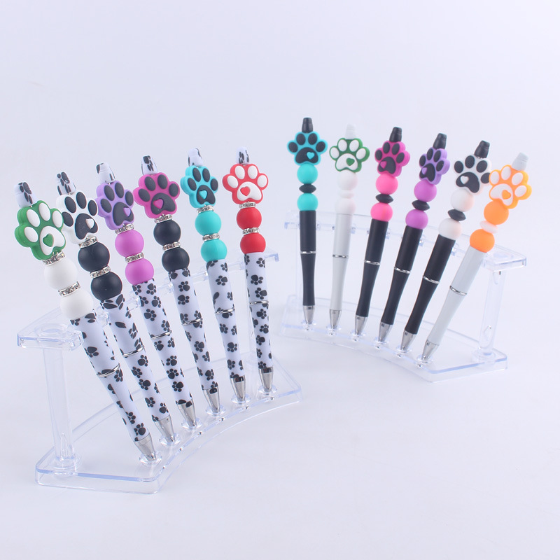 25g Weight Gel Pen Stationery Type 1 Piece Cartoon Class Learning Daily Plastic Silica Gel Cartoon Style Gel Pen