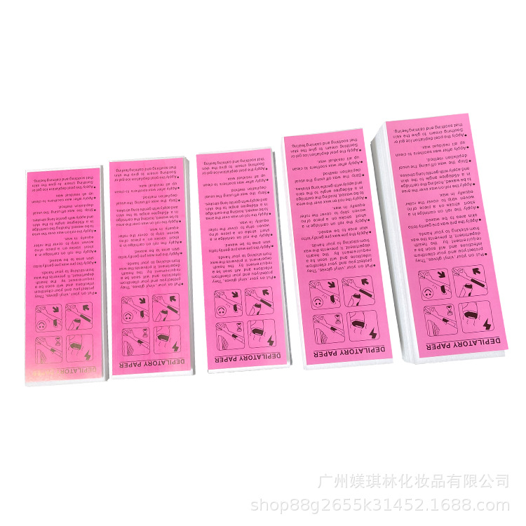 Papel de depilación de cera de abejas desechable al por mayor transfronterizo Papel de cera engrosada Tela no tejida desgarro belleza cuidado del cuerpo 100 piezas