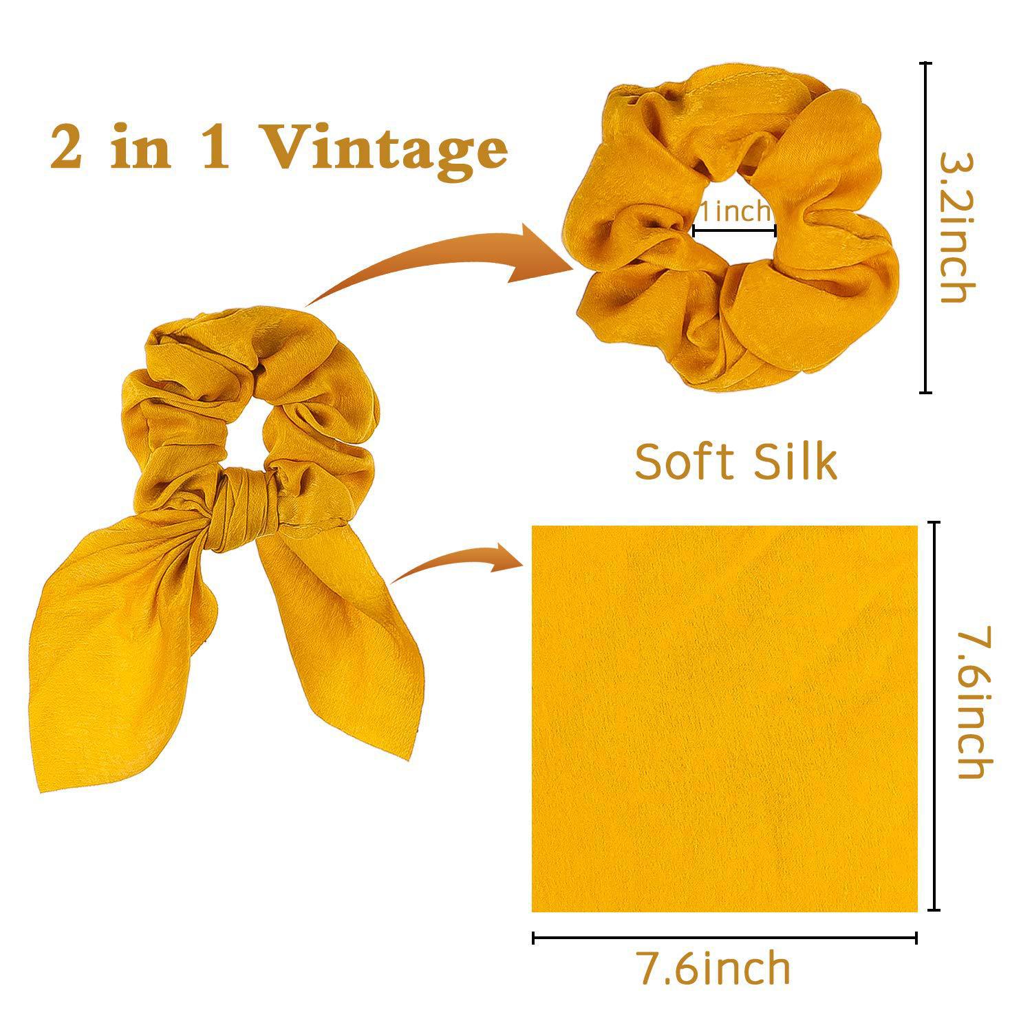 Simple Style Commute Solid Color Cloth Handmade Pleated Hair Tie display picture 4