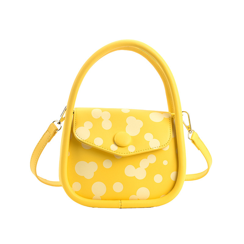 Women's Small Pu Leather Round Dots Streetwear Magnetic Buckle Handbag Crossbody Bag display picture 13