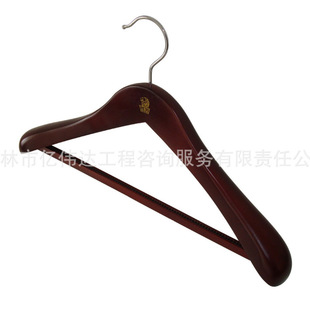 Hotel and Home High-End Solid Wood Clothes Hangers Wholesale Personalized Clothes Hangers Wholesale Can Print Logo