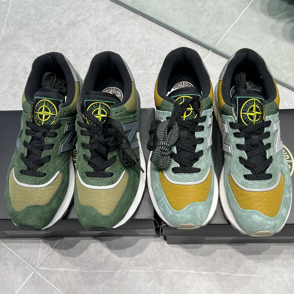 Чистые оригинальные новые кроссовки New Balance NB574 мужские и женские беговые кроссовки Stone Island пара повседневные совместные кроссовки