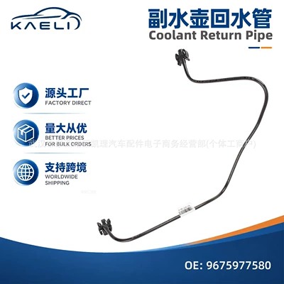 9675977580 9810174880, suitable for the air intake and return water pipes of Peugeot 208, 2008, and C-ELYSEE (automobile water pipe)