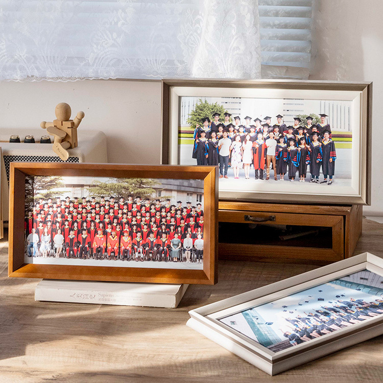 Graduation Photo Frame Set Table Group Photo Hanging Empty Frame Wall Memorial Photo Frame Photo Wall Framed
