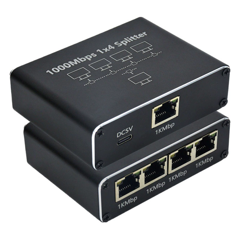 Сетевой раздатчик 1 гигабита сеть минуты 4 деля сетевой порт прибора 1 Маршрут сплиттер кабеля 1 сети РДЖ 45 минуты 4 минуты 3