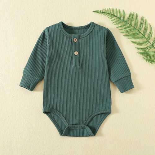 Newborn baby onesie with long sleeves, crawling suit for autumn and winter, baby clothing, crawling outfit